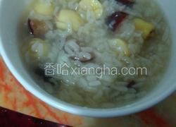 红枣莲子糯米粥