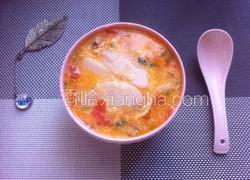 西红柿鸡蛋年糕汤