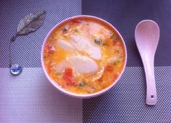 西红柿鸡蛋年糕汤