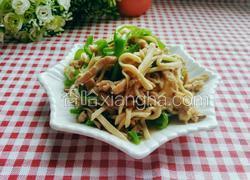 杏鲍菇炒肉丝