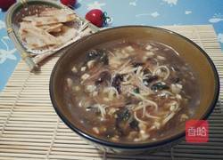 降温的早晨怎么吃――一碗酸辣的胡辣汤和油饼的做法图解8