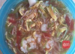 虾仁蛋饼面的做法图解11