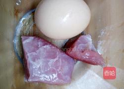 鸡蛋肉饼汤的做法图解1