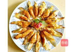 香煎三文鱼鳍的做法图解5