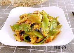 莴苣炒鸡蛋