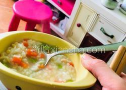 鸡肉蔬菜粥