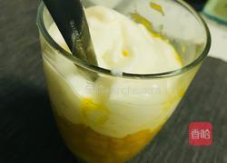 超简易网红盆栽芒果奶昔的做法图解6