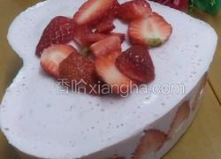 草莓芝士慕斯蛋糕（无淡奶油）