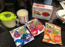 糯米糕撞果冻的做法图解1