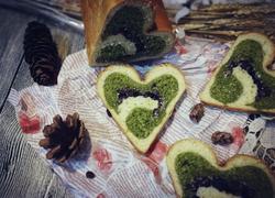 蜜豆椰蓉抹茶吐司