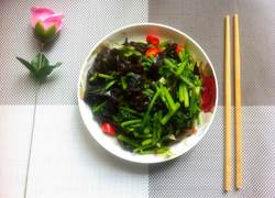 清炒木耳茼蒿