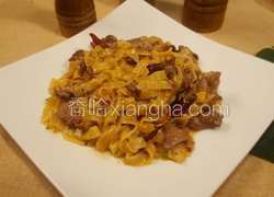 百里香小羊肉手工宽扁面