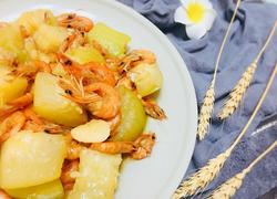 鲜味小海虾焖节瓜