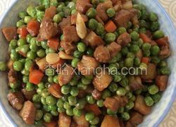 豌豆炒肉丁