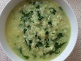 菠菜叶子咸米粥