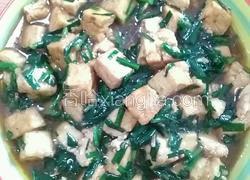 豆腐炒韭菜