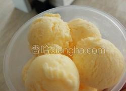 芒果味冰淇淋