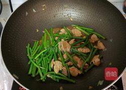 蒜苔炒肉的做法图解5