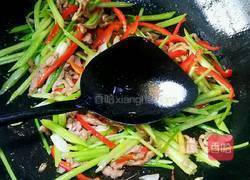 芹菜炒肉丝的做法图解9