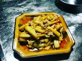 茄子肉末ฅ的做法[图]