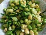 蚕豆黄炒韭菜