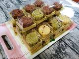 奶香三色绿豆糕