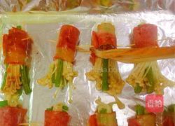 培根金针菇卷的做法图解8