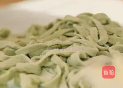 甘菊冷淘||要想盛夏过得去，夏至就得吃碗绿！的做法图解3