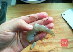 蒜苗豆腐大虾汤的做法图解5