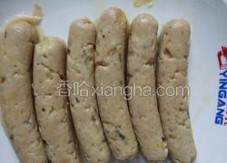 自制无肠衣鸡肉玉米香肠