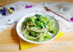 猪油炒蒜泥生菜