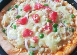 鸡脯肉田园蔬菜披萨