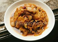 新鲜肉炖干萝卜片
