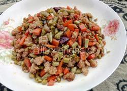 酸豆角炒肉末