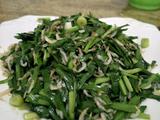 韭菜炒虾皮