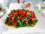 下饭菜—红椒炒韭菜的做法[图]
