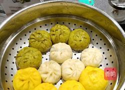 素馅彩皮包子的做法图解13
