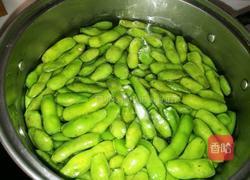 仔姜拌毛豆的做法图解1