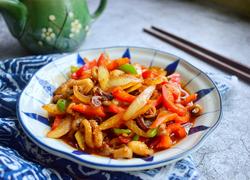 洋葱爆炒八爪鱼