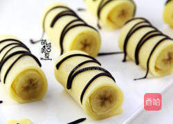 宝宝最爱辅食-香蕉班戟卷的做法图解10