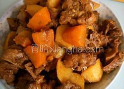 鸭腿炖土豆胡萝卜
