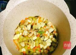 小熊鲜虾杂蔬豆腐的做法图解8