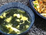五花肉海带芽蛋花汤