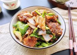 青椒洋葱炒腊排