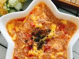 西红柿鸡蛋黑米面片