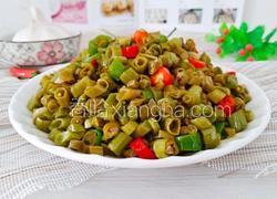 空心菜梗炒泡豇豆