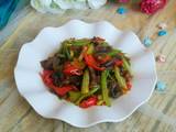 芹菜炒鸭胗