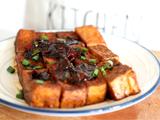 一口爆汁的香煎豆腐
