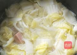 午餐肉豆腐白菜汤的做法图解4