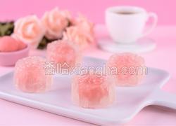 水晶玫瑰月饼